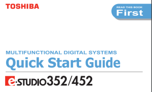 دفترچه راهنمای تعمیرات فتوکپی توشیبا Toshiba E-Studio 454 Digital Copier